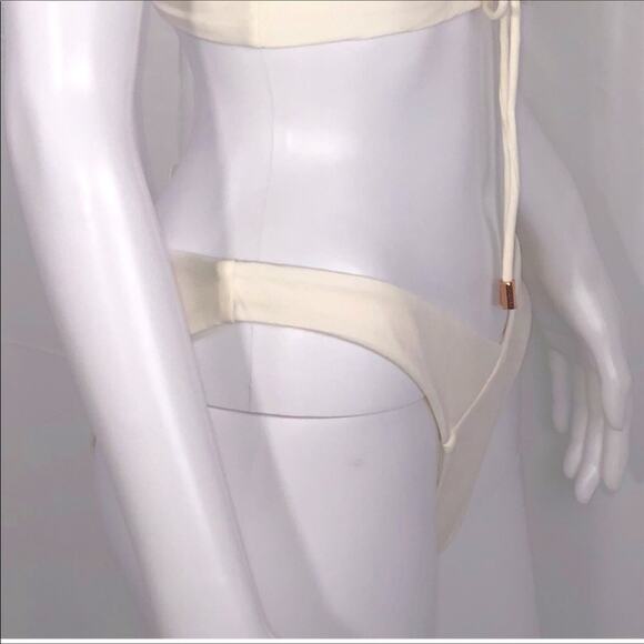 Kopper & Zink Cream Hugo Cheeky Bikini Bottom - V-Shaped Size L NWT - Picture 5 of 13